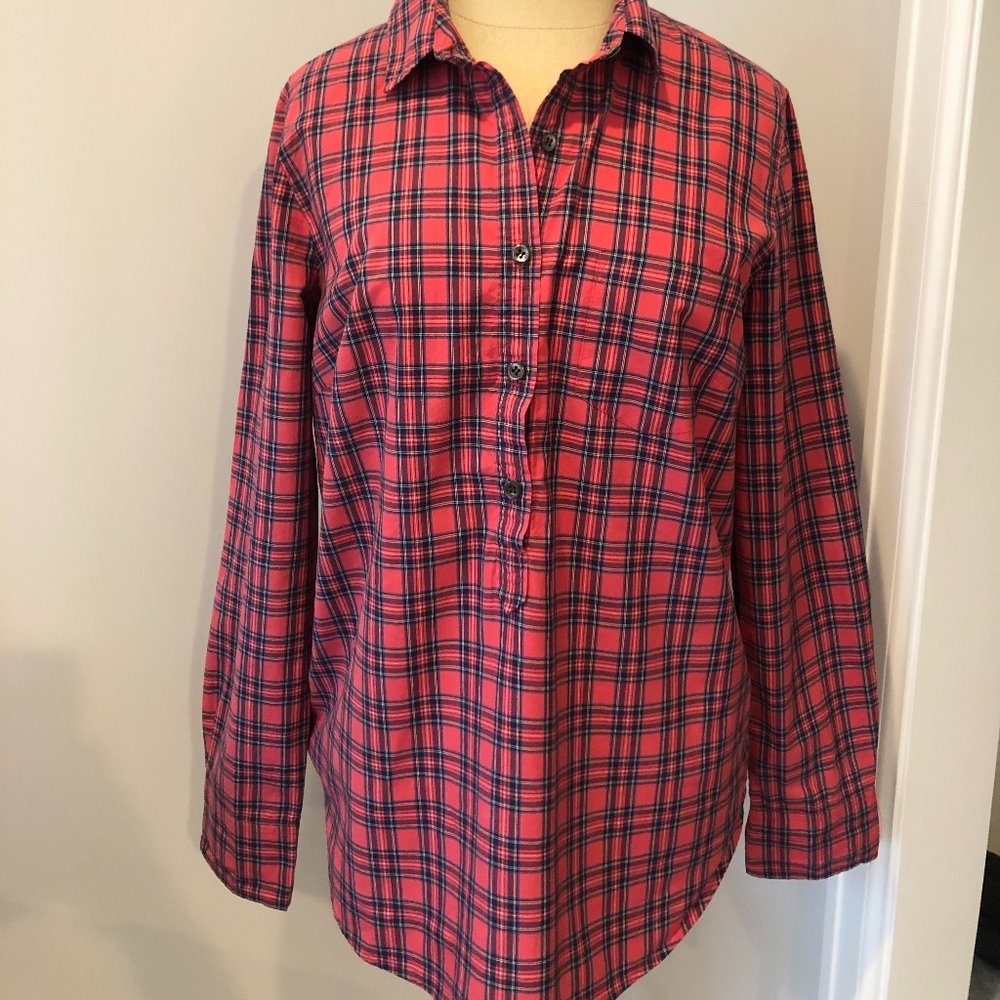 J Crew Women's Button Down Shirt Size 4
